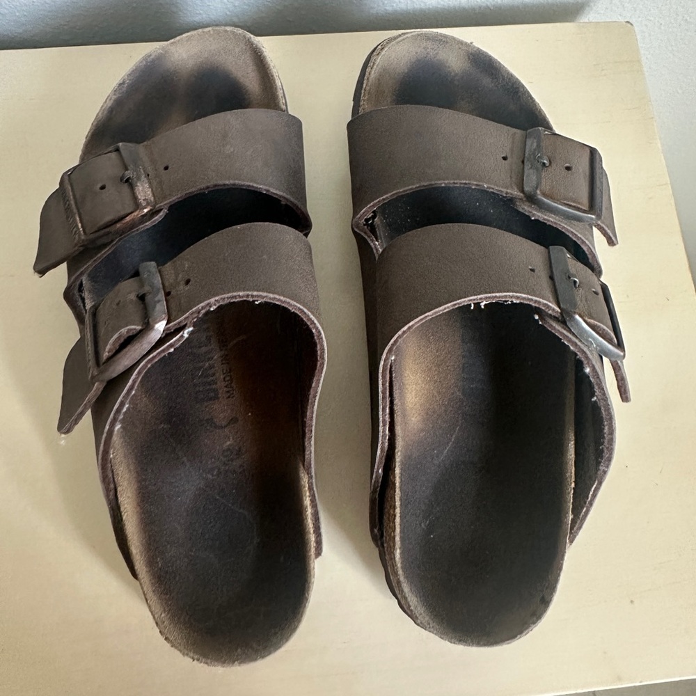 Birkenstock Brown Sandals likely a 6 not officially sure of size